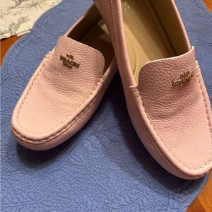Coach Women's Blush Pink Loafers